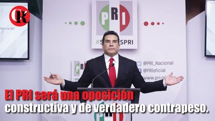 El PRI será una oposición constructiva y de verdadero contrapeso.