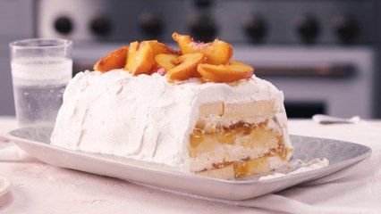 Peach Icebox Cake