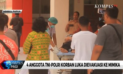 4 Anggota TNI-Polri yang Terluka di Deiyai Dievakuasi ke Mimika