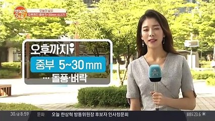 [날씨] 8/30 아침과 저녁 서늘한 날씨 (일교차 주의)