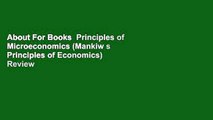 About For Books  Principles of Microeconomics (Mankiw s Principles of Economics)  Review