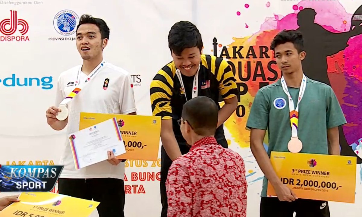 DKI Jakarta Juara Umum Kejuaraan Jakarta Squash Open 2019 Video