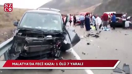 Kaygan yol faciaya neden oldu: 1 ölü, 7 yaralı