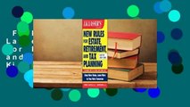 Full E-book  J.K. Lasser's New Rules for Estate, Retirement, and Tax Planning  For Kindle