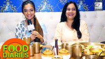 Baal Veer Actress Anushka Sen Enjoys Yummy Thali With Mom