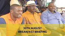 ODM, JP Kibra cards | ‘Kingpin’ Waiguru dismissed: Your Breakfast Briefing