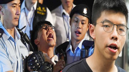 Watch Video : Hong Kong protest leader activist Joshua Wong arrested