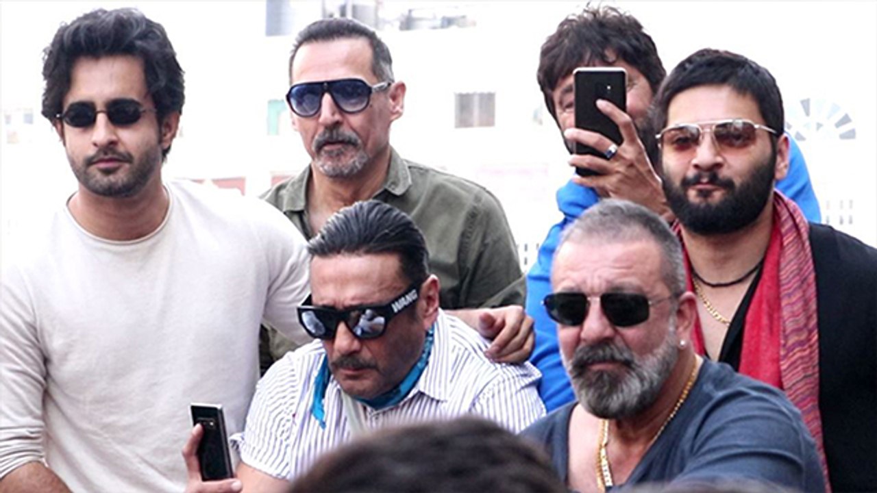 Sanjay Dutt & Jackie Shroff promote Prasthanam through road show; Watch video | FilmiBeat