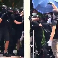 Hong Kong protestocuları yüz tanıma sistemine karşı
