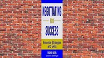 Full version  Negotiating for Success: Essential Strategies and Skills  Best Sellers Rank : #2