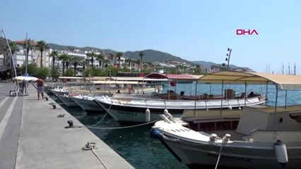 Muğla marmaris'in tekne dolmuşları ilgi çekiyor