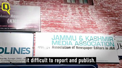 Is It Ok For Press Council Head to Justify J&K Media Restrictions - The Quint