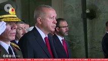 Cumhurbaşkanı Erdoğan 30 Ağustos için Anıtkabir'de