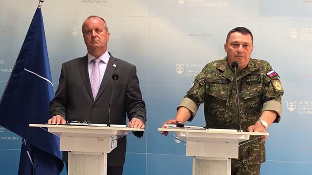 ZÁZNAM: TK ministra obrany SR Petra Gajdoša a náčelníka Generálneho štábu OS SR Daniela Zmeka