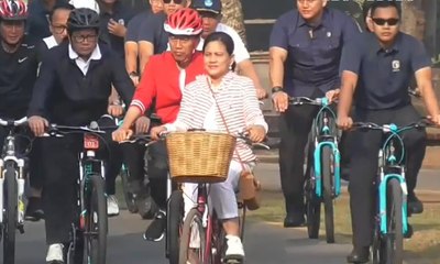 Presiden Jokowi Tinjau Kawasan Wisata Candi Borobudur