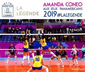 En attendant de retrouvé Amanda Coneo au Palais de Victoires retrouvez ses plus belles actions aux jeux panaméricains avec la Colombie  #CRACK