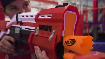 Nerf Fortnite Blasters Battle | Dude Perfect