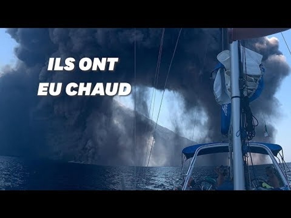Le volcan du Stromboli a failli emporter ces Italiens sur un voilier