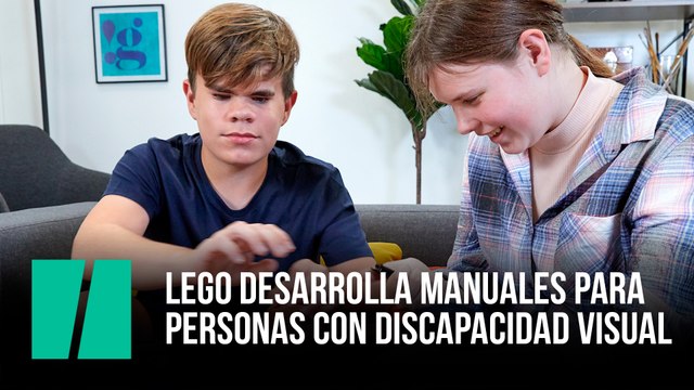 Lego desarrolla manuales de instrucciones para personas con discapacidad visual