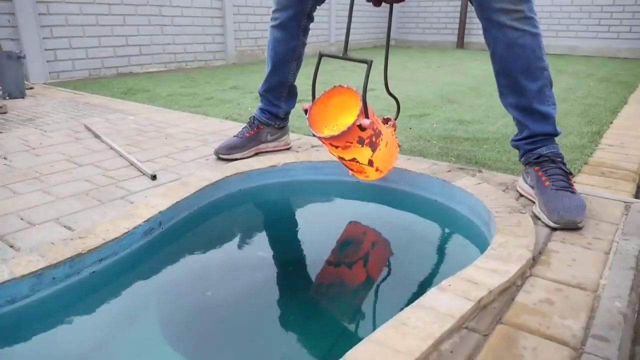 Experiment Lava Vs Water !!