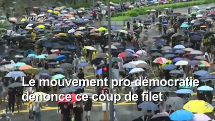 Hong Kong: coup de filet dans le mouvement pro-démocratie