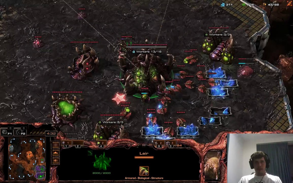 Solid Platinum Zerg Vs Terran "Aite it's over brotha"