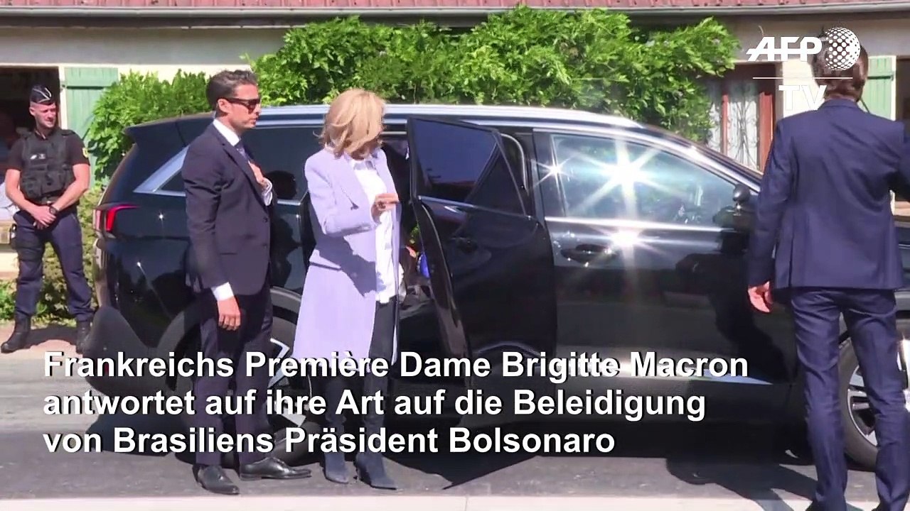Brigitte Macron antwortet auf Bolsonaro-Beleidigung