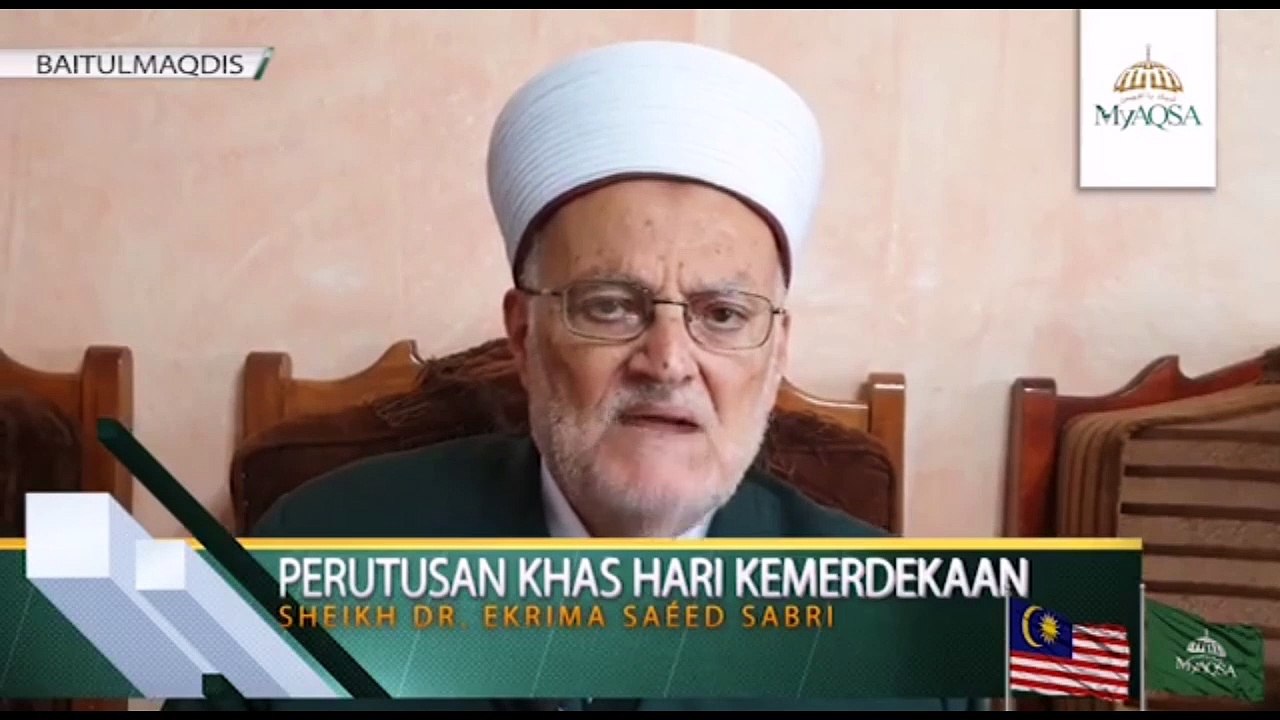 Imam Besar Masjid Al-Aqsa doakan Malaysia terus maju