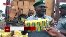 Customs seizes illegally imported truck loads of rice, SUVs