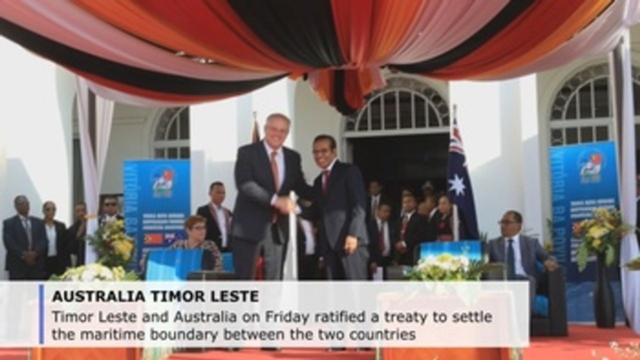 Australia ratifies maritime treaty with Timor Leste, offers military aid