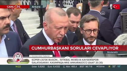 Cumhurbaşkanı Erdoğan soruları cevaplıyor