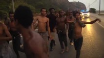 Más de 150 inmigrantes saltan la valla de Ceuta