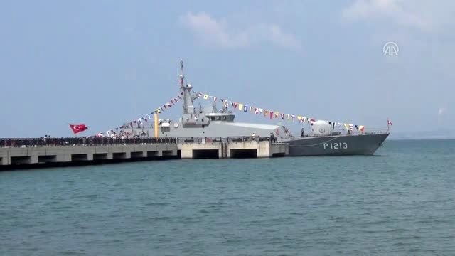 Büyük Zafer'in 97. yıl dönümü - TCG Karpaz savaş gemisi ziyarete açıldı -HATAY