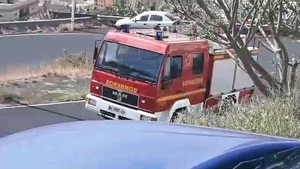 Arden varios coches en Santa Cruz de La Palma