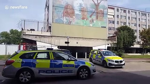 Police at scene of stabbing in Tottenham that left teenager in critical condition