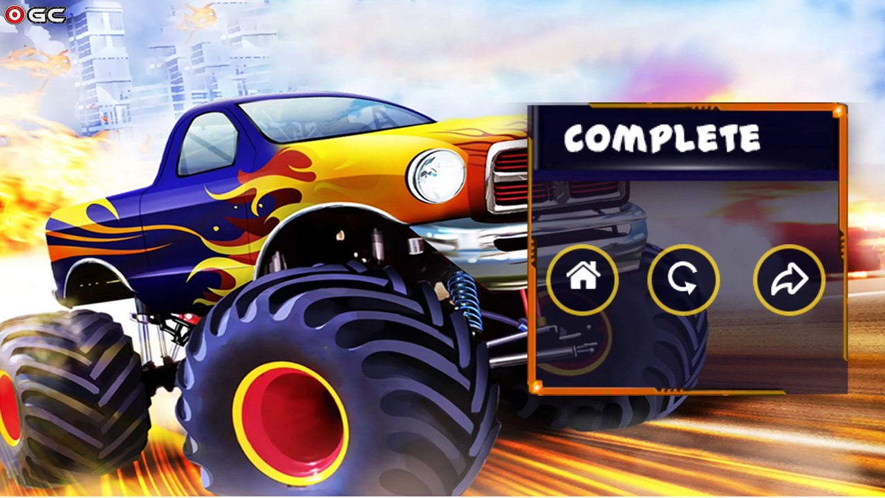 Ramp Mountain Stunt Climb LV1 7 - 4x4 Monster Truck Race Games - Android Gameplay Video