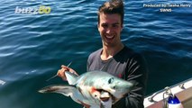 Unreal Catch of the Day! Fisherman Hooks Shark on First Try