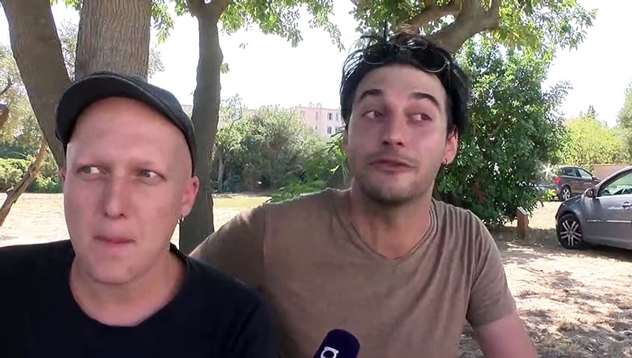 Martin et Rémi du groupe Macadam Bazar.