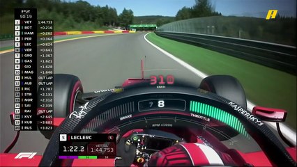 لوكلير يتفوق على رقم زميله فيتيل ويسجل أسرع زمن في التجارب الحرة الثانية