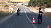 Tekirdağ motosikletliler, uygulama yapan jandarmadan kaçmaya çalıştı