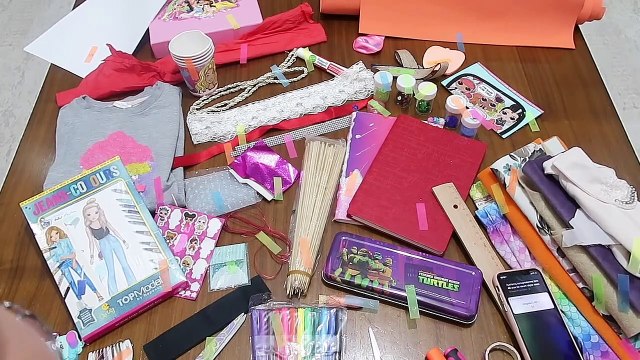 Siri DIY Okula Dönüş Kendin Yap Malzemelerimizi Seçiyor DIY Back to School 2019 Bidünya Oyuncak