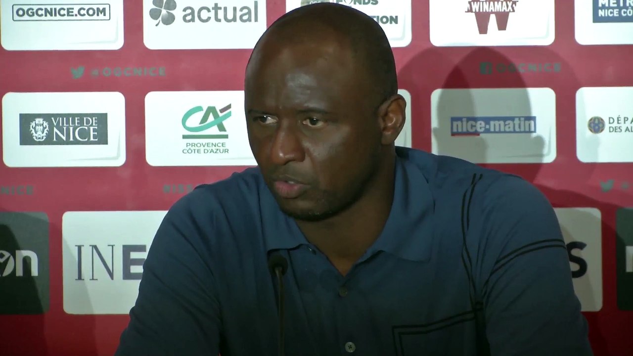 Vieira présente les recrues Dolberg, Claude-Maurice et Ounas - Foot - L1 - Nice