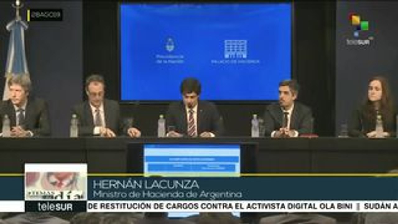 Argentina: anuncia gobierno reestructuración de deuda con el FMI