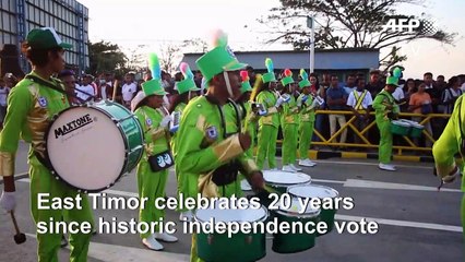 East Timor celebrates 20 years since historic independence vote