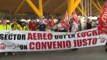 Normalidad en Barajas y El Prat en el primer día de huelga en Iberia