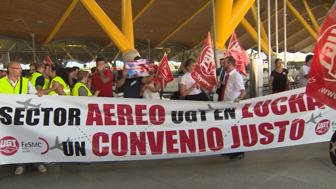 Normalidad en Barajas y El Prat en el primer día de huelga en Iberia