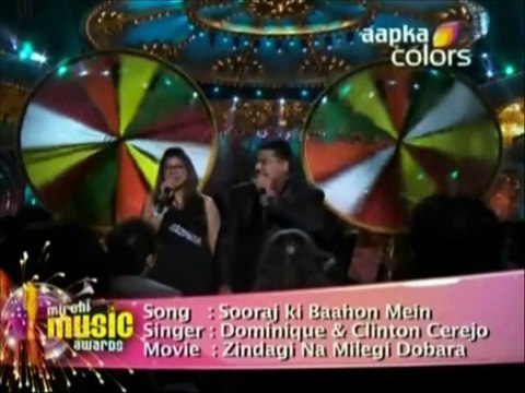 Mirchi Music Awards 2012 – Dominique & Clinton Cerejo – Sooraj Ki Baahon Mein — Zindagi Na Milegi Dobara | Fom: Mirchi Music Awards 2012 | HINDI/MAGIC/BOLLYWOOD/भाषा: हिंदी/बॉलीवुड की सबसे अच्छी/COLLECTION