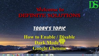 How to Enable or Disable Dark Mode in Google Chrome