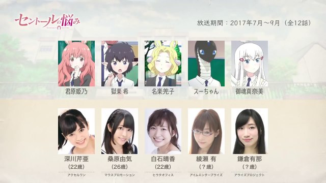 セントールの悩みの声優さんたちは こんな顔 動画 Dailymotion