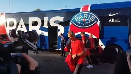 Les joueurs du PSG sont arrivés à Saint-Symphorien